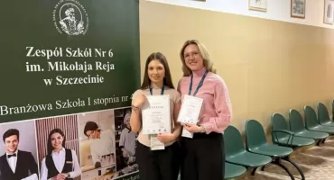 Sukces uczennicy ZS nr 2 w Mrągowie. Natalia Rolnik finalistką Olimpiady Wiedzy o Żywieniu