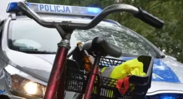 Nietrzeźwy rowerzysta zatrzymany w Pieckach