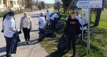 Wiosenne porządki w gminie Mrągowo. Mieszkańcy wspólnie sprzątają swoje miejscowości