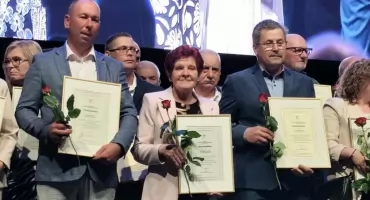 Sołtysi z powiatu mrągowskiego docenieni podczas forum samorządowego