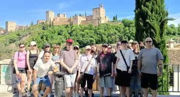 Uczniowie z Mrągowa na zagranicznych stażach w Hiszpanii