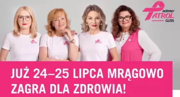 Profilaktyka na Pikniku Country. Różowy Patrol odwiedzi Mrągowo