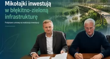 Rusza kolejna inwestycja w Mikołajkach. Ponad 3,1 mln zł na retencję i rewitalizację