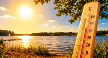 Uwaga na upały. W powiecie mrągowskim temperatura sięgnie 33°C
