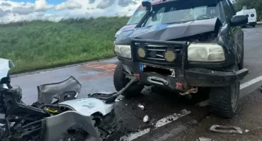 Wypadek na DK16 w Grabówce. Siedem osób poszkodowanych
