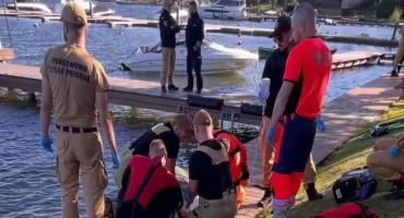 Tragedia w Starych Sadach. Kobieta wpadła do jeziora - nie udało się jej uratować