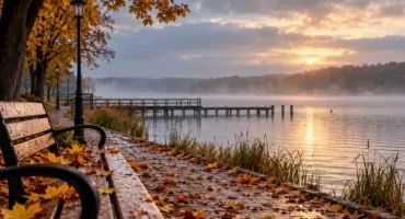Chłodny weekend w Mrągowie. Dużo chmur i temperatura około 11 stopni